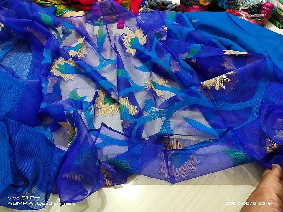 Motkamuslin handloom saree uploaded by Banglar Tant saree shilpo on 11/30/2020