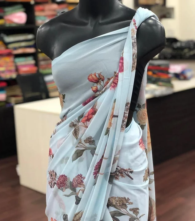 Post image HIRVA FASHION LAUNCHING
NEW COLLECTION IN DIGITAL PRINT SAREE
Saree Fabric - Pure Gorgette with Digital Print(length : 5.50 mtr) Blouse Fabric - Banglory satin(Length : 0.80 mtr)
RATE: 550 INR +SHIPPING AND          46RM WITH POSTAGE TO MALAYSIA

Delivery available ANYWHERE in the WORLD.

DM ME OR https://wa.me/message/WOZAOLH6NDPQI1 FOR ORDER.
Visit our Facebook Page for regular updates. 
 https://lm.facebook.com/l.php?u=https%3A%2F%2Ffb.me%2Famartextilessurat&amp;h=AT0PwOdG1TK3qnIdEuh9qjKmLL5WIQ7UnE0VioLu4t8LrzVWwRX8rVIp4nBkmnPGqmZQJIhjOXEcoaoau-O99ARJCo0nqAtzYV-cFun1jzaYUQ4k0YI7-ZxVdJrG9Zy4k