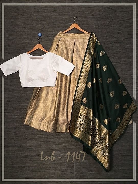 Jacquard Banarasi Silk Lehenga uploaded by Deval Creations on 11/30/2020