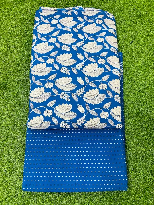 Post image 👉🏻 product name: (R)
     Cotton cambric 60*60

 👉🏻 Quality - screen block print     


👉🏻Width 44"

👉🏻Length 95cm

👉🏻Rs 88/-per metre
 
👉🏻 Minimum cut 20 20 meters cut 
Order 400 meters 

👉🏻deal only advance
      Payment