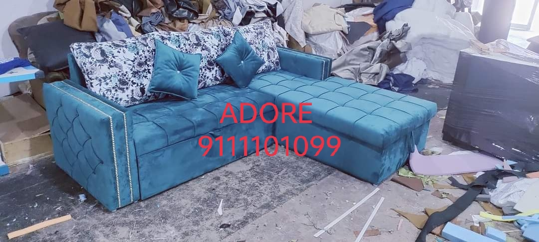 Cotner L shape Sofa cum bed with storage uploaded by Adore furniture on 8/24/2022