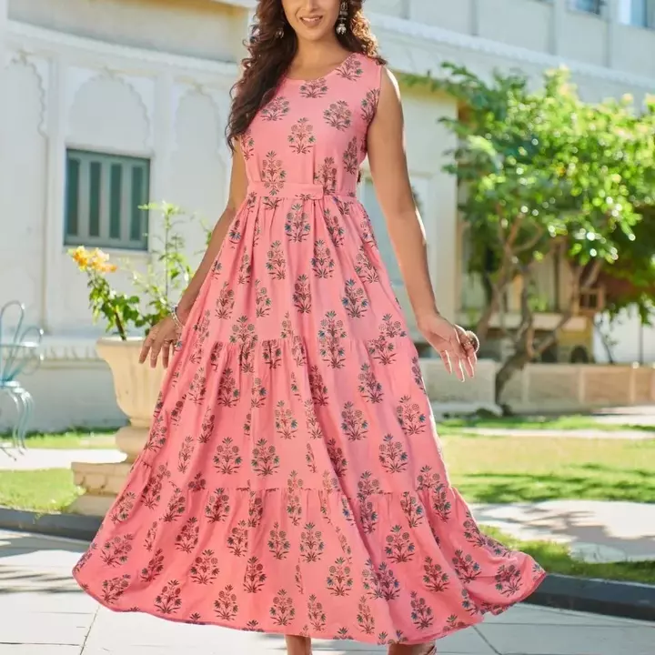 Post image HIRVA FASHION LAUNCHING 
NEW COLLECTION IN LONG FRILL SLEEVELESS GOWN WITH CENTER BELT
Fabric:14 Kg Rayon Print Half Sleeves Fabric insideSize:M:38”L:40”XL:42”XXL:44”Length 53”
RATE:  
730 INR +SHIPPING AND  

56RM WITH POSTAGE TO MALAYSIA 

DM ME FOR ORDER.
DM ME OR https://wa.me/message/WOZAOLH6NDPQI1 FOR ORDER. 
Visit our Facebook Page for regular updates. 


https://lm.facebook.com/l.php?u=https%3A%2F%2Ffb.me%2Famartextilessurat&amp;h=AT0PwOdG1TK3qnIdEuh9qjKmLL5WIQ7UnE0VioLu4t8LrzVWwRX8rVIp4nBkmnPGqmZQJIhjOXEcoaoau-O99ARJCo0nqAtzYV-cFun1jzaYUQ4k0YI7-ZxVdJrG9Zy4k 