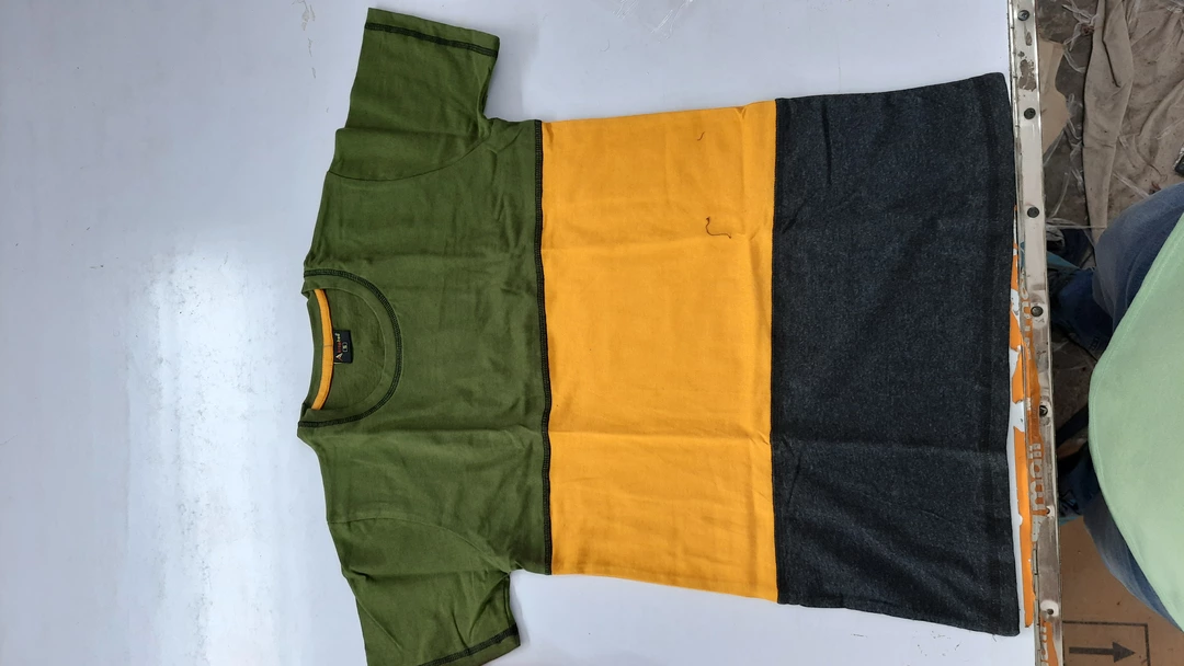 Mens half sleeve tri color tshirt uploaded by Adokart Online Services on 8/24/2022