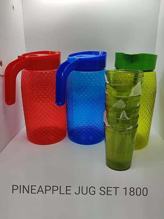 Pineapple juice set(1800) with 6glass virgin heavy uploaded by Rudra plast syndicate on 12/1/2020