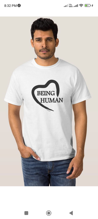 Being human graphic t shirt uploaded by business on 8/24/2022