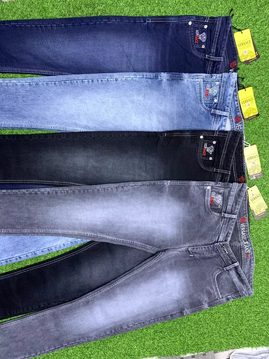 Wholesale branded jeans paint cotton/cotton uploaded by maurya garment and sons phone no on 8/24/2022