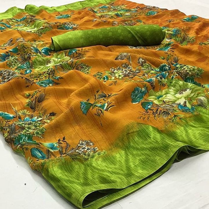 s://wa.me/message/2RQNZDCK3LPMH1

Price 675 +shipping
Fabric.  Georgette. Sattin uploaded by Shyam Collection on 12/1/2020