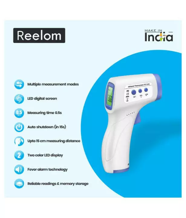 REELOM INFRARED THERMOMETER  uploaded by SAURALYA TRADERS on 8/24/2022