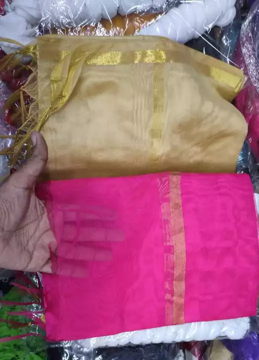 Bnarsi plain dupatta  uploaded by Umesh textiles on 8/24/2022