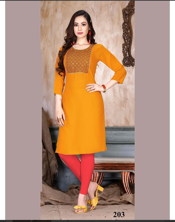 Embroidered kurti.  uploaded by Fashion forever on 8/25/2022