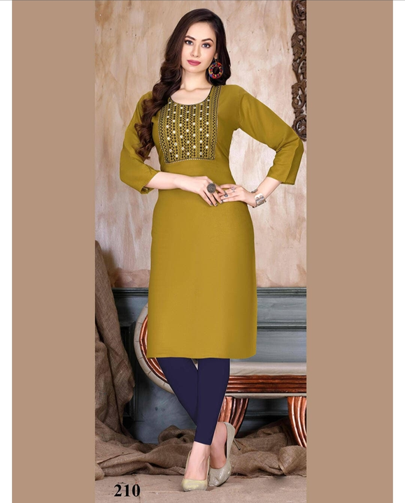Embroidered kurti.  uploaded by business on 8/25/2022