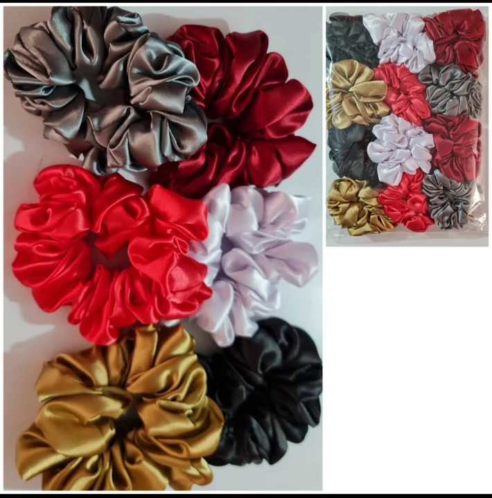 Large size scrunchies uploaded by Bizmoon Enterprises on 8/25/2022