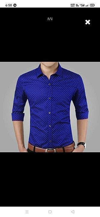 Cotton blend printed men's shirt uploaded by business on 12/1/2020