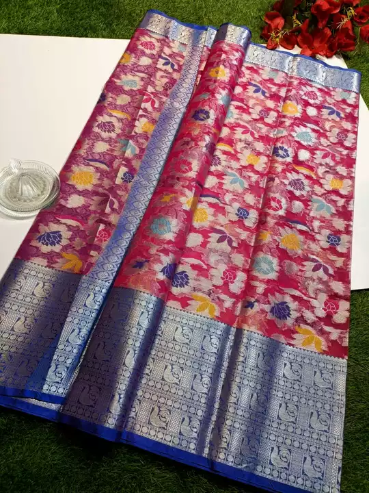 Post image 💃💃 💃💃 *Wedding wear Saree* 🥳🎉   *Banarasi New Collection...

*Fabric: Kora Organza Saree 🌸🌸🌸🌸🌸🌸
*Desigeaving All over Zari Buta*
🌸🌸🌸🌸🌸🌸
*Pattern:   Banarasi*
🌸🌸🌸🌸🌸🌸
*Pallu:  weaving design*
🌸🌸🌸🌸🌸🌸🌸
*Blouse: Weaving*
🌸🌸🌸🌸🌸🌸🌸
*Saree size: 5.5 meter*
🌸🌸🌸🌸🌸🌸🌸
*Blouse size: 1.00 meter*
🌸🌸🌸🌸🌸🌸🌸
*💃Price:950+Ship*


Ready to dispatch book fast