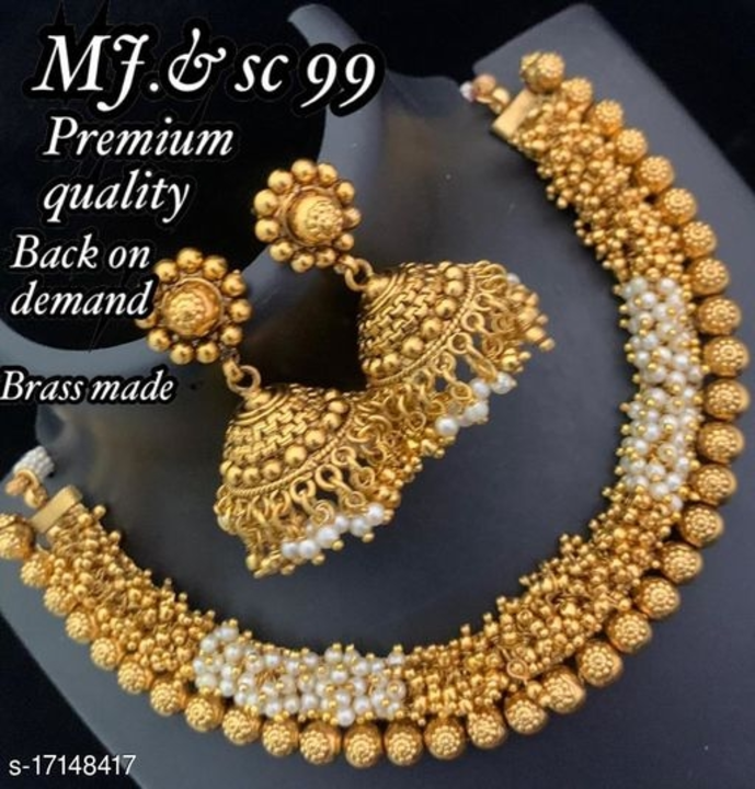 Jewellery set  uploaded by Aathish fashion corner on 8/25/2022