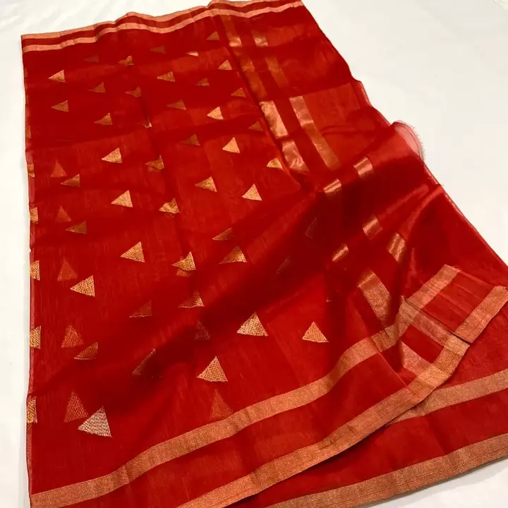 Pure handwoven traditional chanderi saree uploaded by Virasat handloom chanderi on 8/25/2022