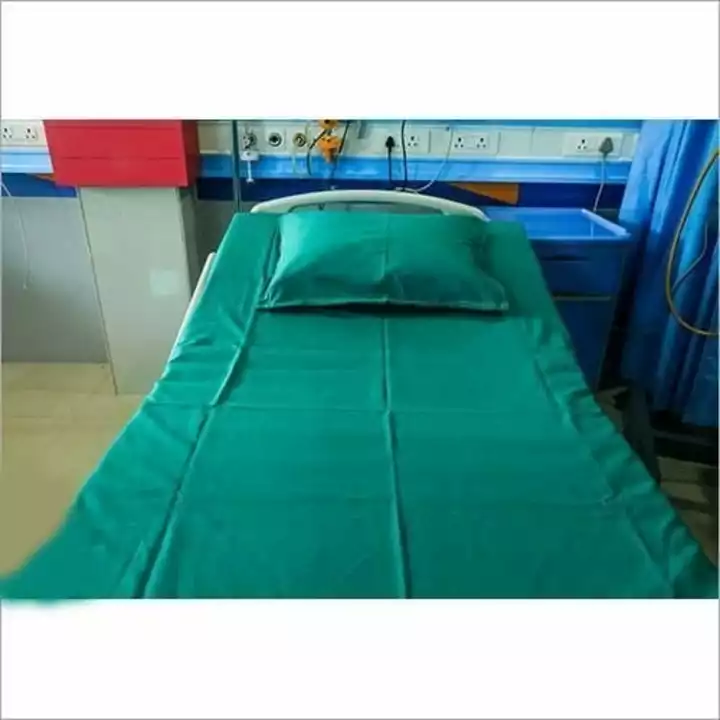 Green bed sheet with pillow cover  uploaded by business on 8/25/2022