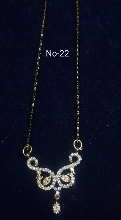 Post image Premium quality cz Mangalsutra with brass material gold plated