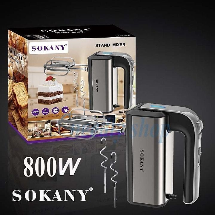Sokany 800w heavy duty ss Electric beater  uploaded by business on 12/1/2020