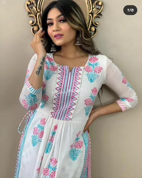 Kurti with pant uploaded by business on 8/25/2022