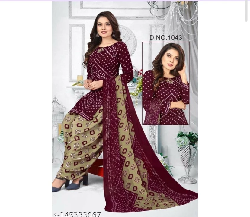Fancy designer printed unstitched suit for wedding and traditional wear
 uploaded by business on 8/26/2022