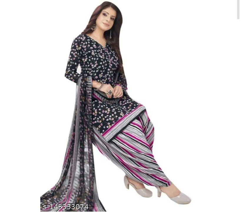 Fancy designer printed unstitched suit for wedding and traditional wear
  uploaded by Fashion house on 8/26/2022