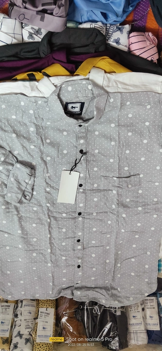 Man's shirt LOT mix cotton fabric  uploaded by KGN STOCK ENTERPRISES on 8/26/2022