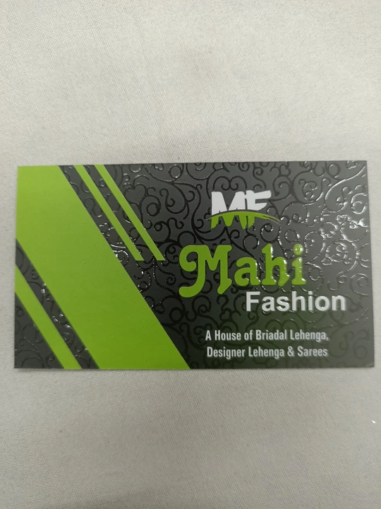 Visiting card store images of Mahi fashion