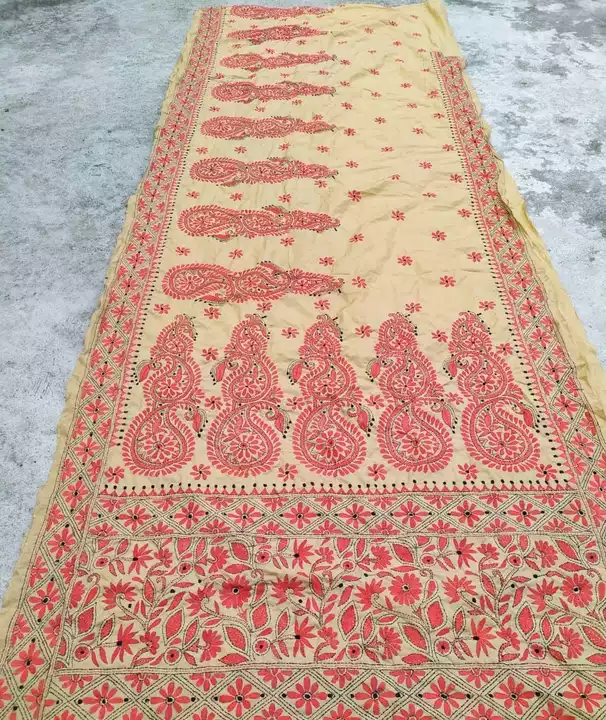 Blended bengalore silk uploaded by Banga Nari Kantha Stitch on 8/26/2022
