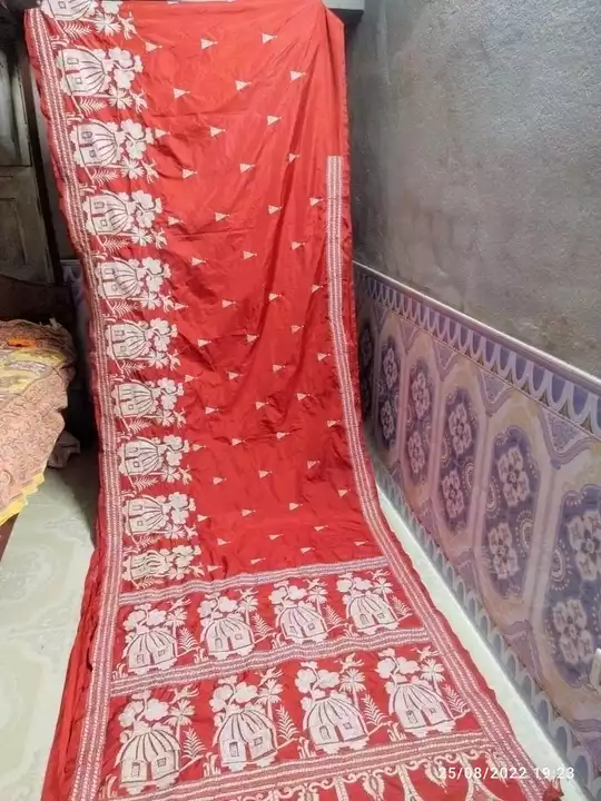 Blended bengalore silk uploaded by Banga Nari Kantha Stitch on 8/26/2022