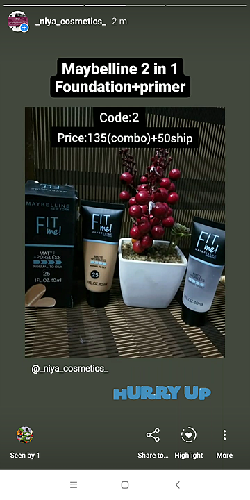 Maybelline combo uploaded by Dixni.beauty on 12/2/2020
