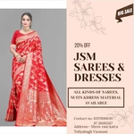 Business logo of J.S.M Sarees & Dresses
