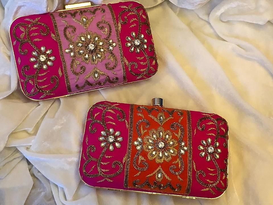 Hey! Check these customised clutches go beautifully  with your attire  uploaded by business on 6/23/2020