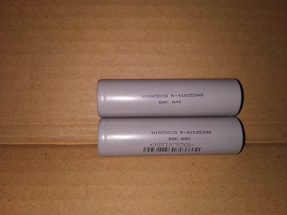3c Bak lithium ion cell 18650 uploaded by Rudra Enterprise on 12/2/2020