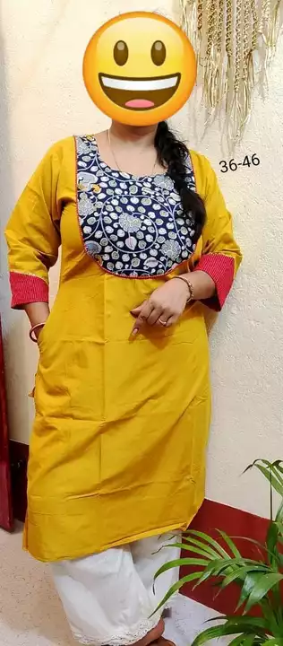 Post image Pure Cotton fabric high quality normal used kurti.. Size mentioned.. Rs.670/+$Boutique collection ❤️*🔷same day 24 hours Dispatch after payment🟢*Bngl#SM