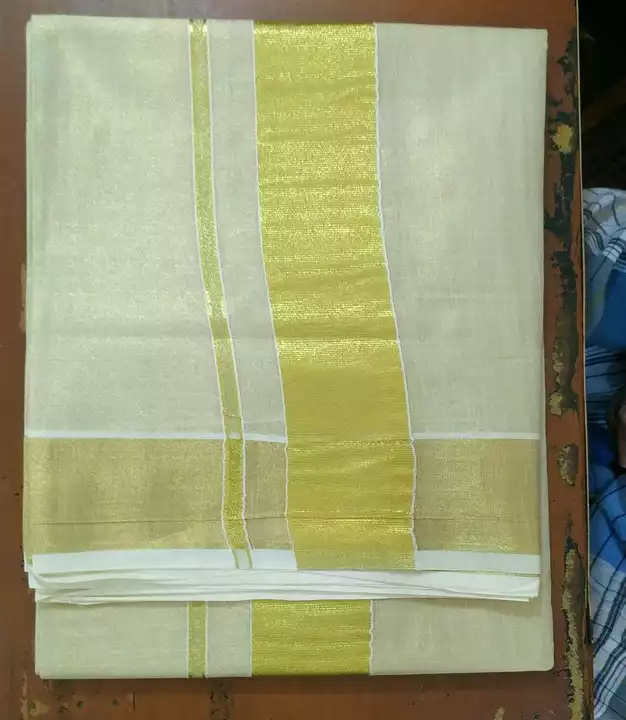 Post image Kerala Tissue saree @ 600. 20 pieces available
