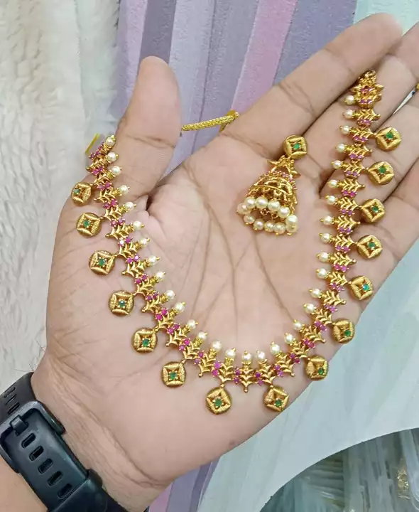 AD premium quality necklace combo sets uploaded by Devadha Fashion Collections on 8/26/2022