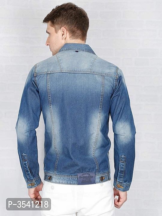 Men's Denim Long Sleeves Jacket
 uploaded by Harsh's shop on 12/2/2020