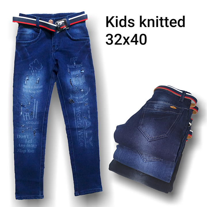 Kids jeans 32/40 laser Damage uploaded by Way 2 Jeans on 12/2/2020