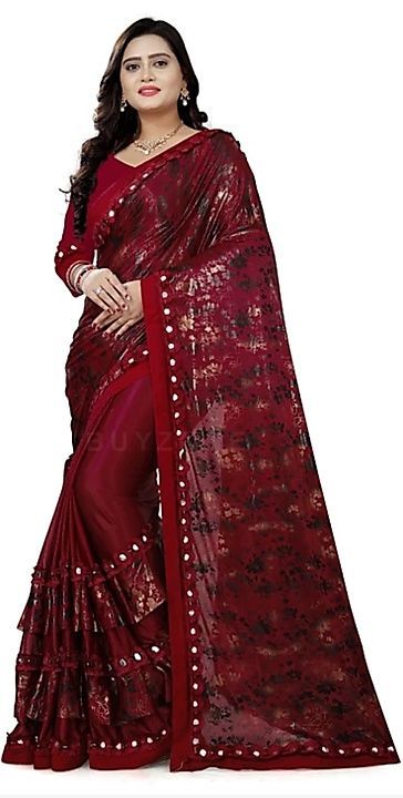 Buyzone Letest lycra Rich Sarees  uploaded by business on 5/3/2020