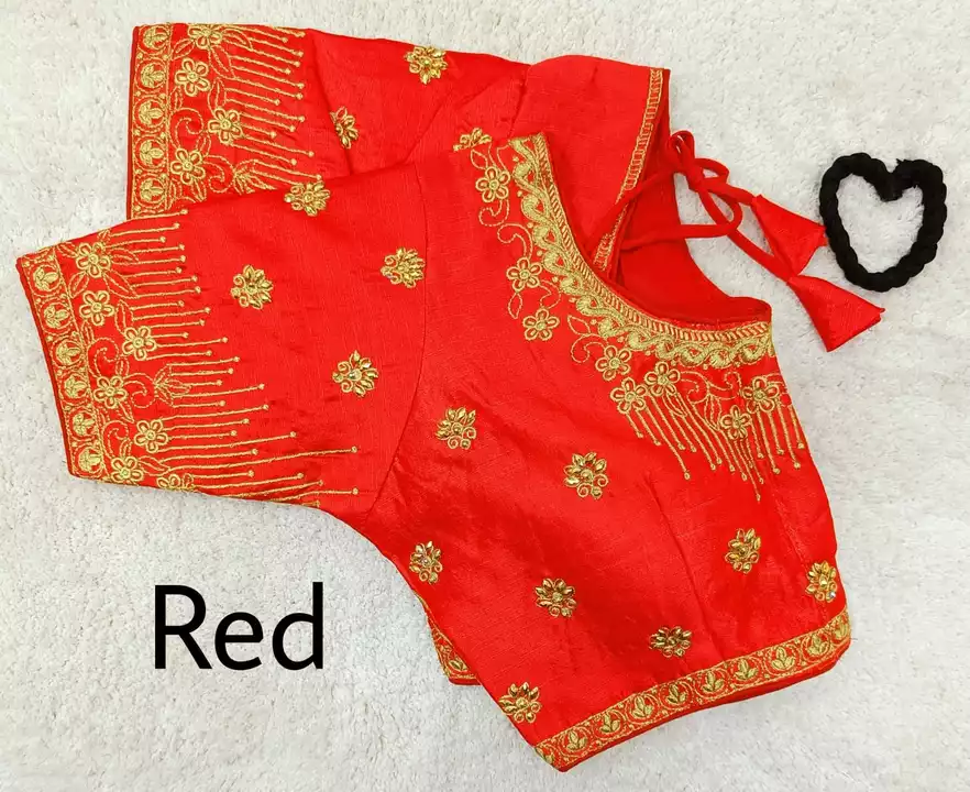 Product image with price: Rs. 350, ID: embroidered-saree-blouse-e5b01ce2
