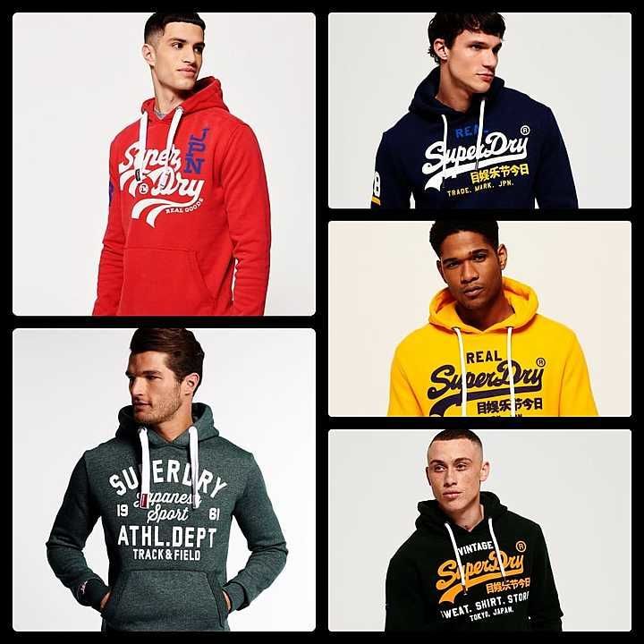 *MENS HOODIES*[PREMIUM COPY *LOT 2*]

*CURRENT ONLINE ARTICLES*

BRAND - *SUPERDRY*
FABRIC -  LOOPKN uploaded by business on 12/2/2020
