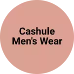 Business logo of Cashule men's wear