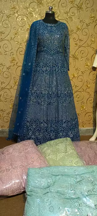 Post image We are manufacturer ladies gown, lehanga, sharara in best rate, available in bulk