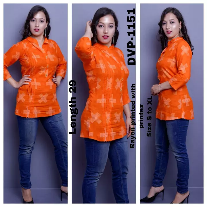 Printed short Kurtis uploaded by Advance fashion Collection  on 8/27/2022