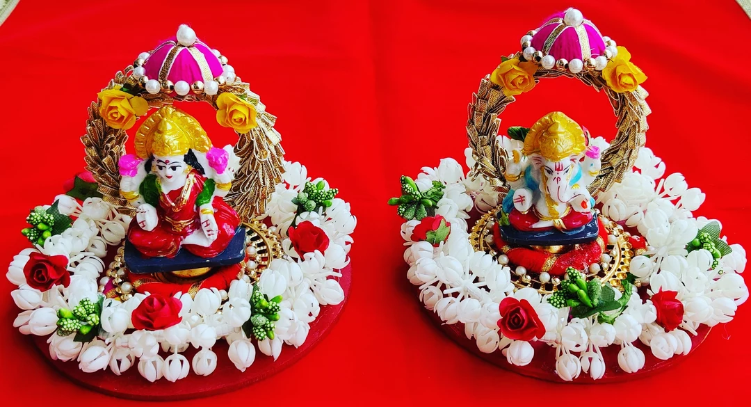  Laxmiji Ganesh ji set for Diwali  uploaded by Nupur's creations on 8/27/2022