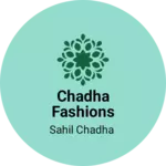 Business logo of Chadha fashions