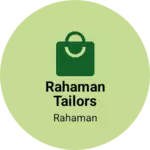 Business logo of Rahaman tailors