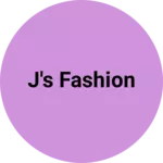 Business logo of J's fashion