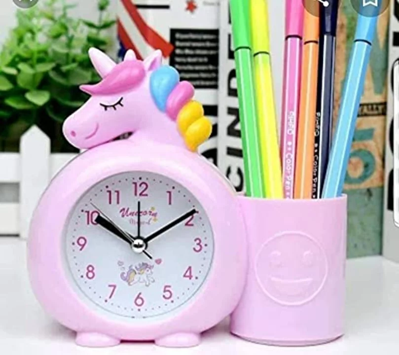 Post image Clock with pen stand.. Return gift item with beautiful show pcs